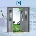 American Tempered Glass Entrance Steel Door